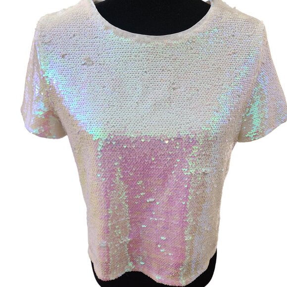 Luxury Evening Cocktail Party Beaded Sequins Runway Couture Top Blouse Jacket NW - Picture 16 of 16